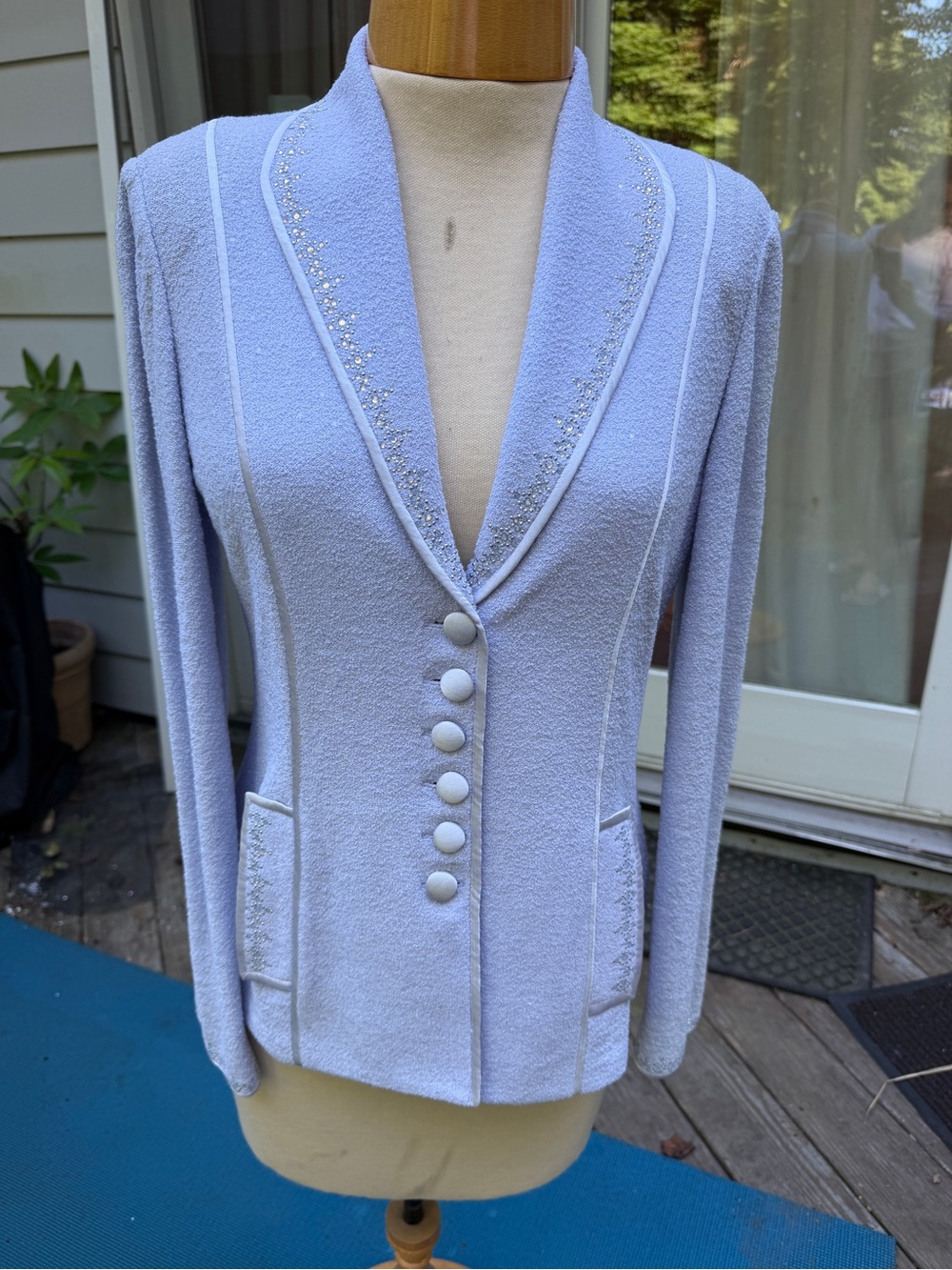 St. John Evening lilac blazer. Ankara. NWT. Read description!
